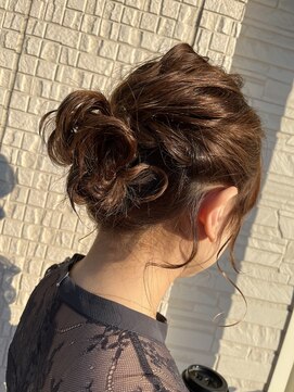 アプリティア 【結婚式におすすめ】ボブ×華やかアップ　別府／大分