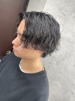 リミットバイアフィナー 大宮店(limit by Afinar) 黒髪色気センター分けツイストスパイラル ツーブロック