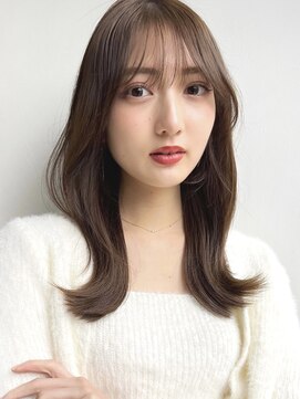 セイドット オモテサンドウ(Say. omotesando) ☆レイヤー韓国ウルフミディアムロングストレート田代美宙