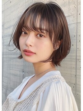 ブロウ ネックス ザ サロン 表参道(VLOW nex the salon) 耳掛けショート.ボブ.韓国ボブ.韓国ヘア.韓国