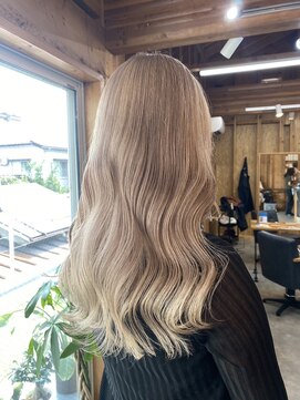 アフターニュース 新潟(afternews) ミルクティーベージュ/ダブルカラー/ケアブリーチ/髪質改善/駅南