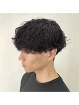 アッシュ 二子玉川店(Ash)&nbsp;波巻きパーマ刈り上げマッシュ波巻きスパイラル