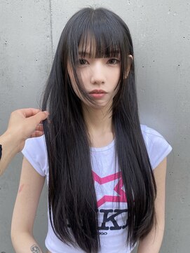 ピークアブー 原宿ハラカド(PEEK-A-BOO) 姫カットレイヤーロングミディアムハッシュカット20代30代#17