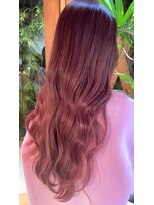リムヘアーズボウグループ(Rim hairs BEAU group)&nbsp;滋賀/守山/ロング/ピンク