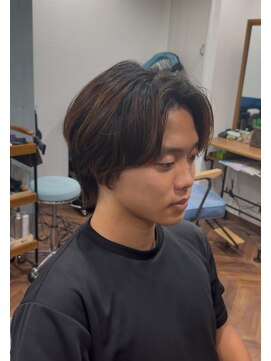 ラグナ(Lagna) メンズミディアムセンターパート