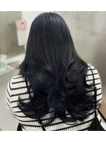 ハピネス 梅田茶屋町店(HAPPINESS) ブリーチなしダブルカラーブルーブラック