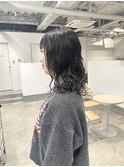 パーマ/ミディアムパーマ/くしゅくしゅパーマ