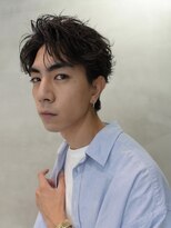 バイフィフス 原宿/表参道(by fifth)&nbsp;原宿シャドウパーマスパイラルパーマメンズカットセンターパート