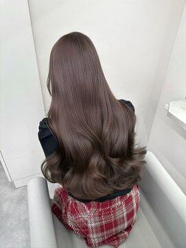 ベレーザ 渋谷(BELEZA) 16976ココアブラウンオリーブカラーミルクティーレイヤーカット