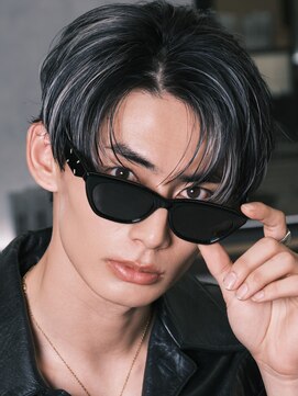 アンサー 渋谷(ANSWER) メンズバレイヤージュハイライトセンターパート