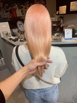 ペレ 原宿(PELE) ダブルカラー/ケアブリーチ/羽エクステ/原宿