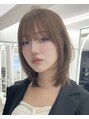 サンド ミュウ 横浜店(sand mieu) 韓国風くびれボブ×ベージュ