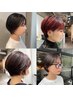 【Joe指名限定】デザインカット+透明感カラー名駅/髪質改善/ダブルカラー