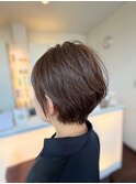ショート/丸みショート/癖毛/くびれショート
