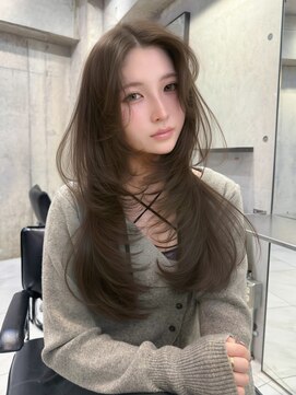 サイン 表参道(SIGN) 20代30代ショートボブレイヤーカット透明感カラー
