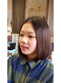 可愛い子供ボブ