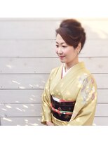 ヒマワリ(HIMAWARI) 2018卒業式  ヘアセット 和装 着付け アップスタイル daichi 