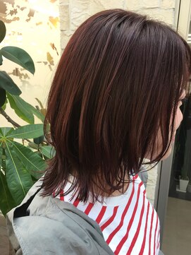エムエー ふじみ野(hair m a ふじみ野) 肩あたりちょいハネレイヤー