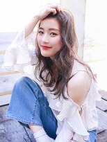 プロローグラックスビー 明石店(PROLOGUE LUXBE)&nbsp;艶ベージュウェーブ