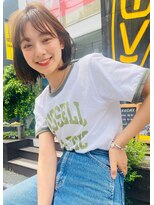 エイミー(Aimee)&nbsp;Aimee ショートボブ×ナチュラルアッシュ