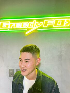 グリーディーフォックス 代々木(Greedy FOX) かき上げヘア/サイドパート/韓国マッシュ/フェードカット/代々木