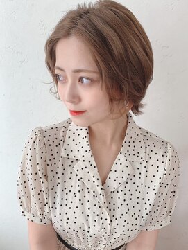 セシルヘアー 京都駅前4号店(Cecil hair) センター分け×ナチュラルボブ