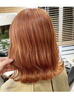 フラバー(flover)&nbsp;【Miyuki】ワンブリーチでつくるハニーオレンジ