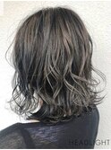 伸ばしかけボブ×アッシュブラウン