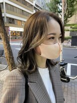 顔まわりレイヤー　エギョモリ　レイヤーカット