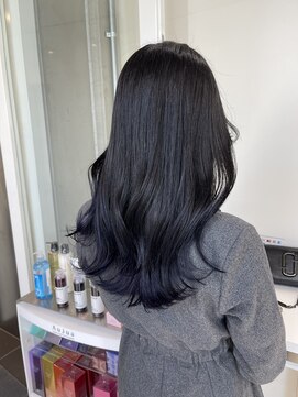 アライブ ハラジュク(ALIVE harajuku) ネイビーブルーグラデーションryota