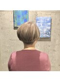 【ブリーチ2回以上ハイトーンカラー】ホワイトアッシュカラー