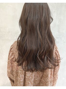 キチ(kichi.) [kichi.] セミロング×シフォンベージュ