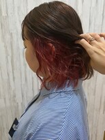 アンジュ 大豆島店(ange)&nbsp;秋色インナーカラー[20代30代40代50代60代]