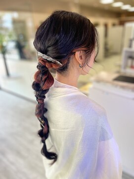 モナミ美容室 編み下ろし