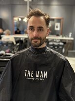 ザマンリバレッジニューヨーク(THE MAN LeverageNewYork)&nbsp;大人海外サイドパート七三イケオジスタイル：尾上　雄輝