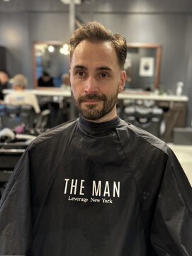 ザマンニューヨーク 南麻布店(THE MAN NewYork) 大人海外サイドパート七三イケオジスタイル：尾上　雄輝