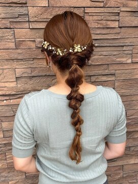 ヘアドゥーポジャ 藤岡店(hair Do poja) 結婚式ヘアアレンジ