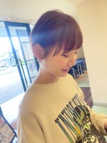 コンティバイミラートーク(CONTY by MIRROR TALK) オレンジカラー耳かけショート