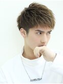 爽やかナチュラルツーブロックショート