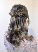 【Lilly渋谷】#ヘアセット#ヘアアレンジ#ハーフアップ#シニヨン