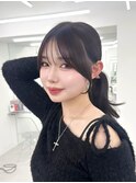 韓国ヘア/韓国スタイル/縮毛矯正/髪質改善/レイヤーカット