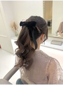 ふわふわポニーテール