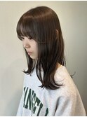 透明感カラー/ブリーチなし/ダブルカラー/10代20代30代