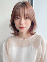 アグノス 青山(Agnos) 小顔 似合わせカット メルティーカラー ウェーブミディアム