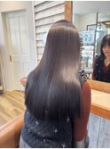 艶髪ロングダークラベンダー