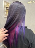 ラベンダーインナーピンク×パープル