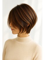 ビープ(beep)&nbsp;骨格補正カット「ショート/ショートボブ/ボブ/大人ショート」