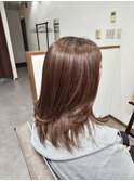 伸ばしている人にオススメ　顔まわりレイヤーカット