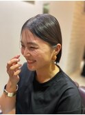 切りっぱなしボブ