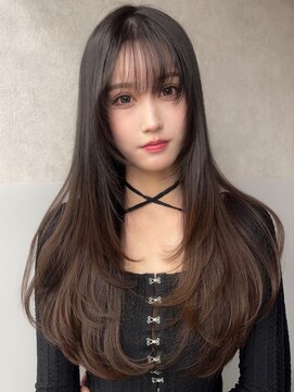 ロンド マーレ 天神大名店(Lond mare) 前髪が大人可愛い似合わせレイヤー　トレンドグレージュカラー